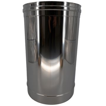 0.5 m Edelstahl Schachtrohr (DN250)