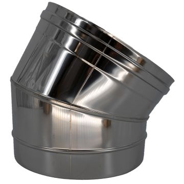 Edelstahl Schachtbogen 30° (DN250)