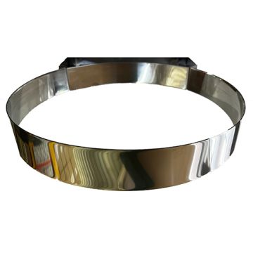 Edelstahl Wandhalterung für Rohr (DN300)